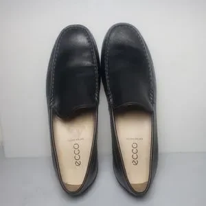 Ecco Men\'s Classic Moc Black Leather Slip On Loafer Driving Shoes Size 12EW Ecco | Shoes | Ecco Mens Classic Moc Black Leather Slip On  main image 3